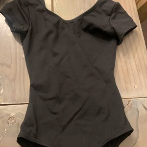 Girls Black Ballet Leotard